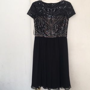 Decode Black Sequin Sparkle Dress